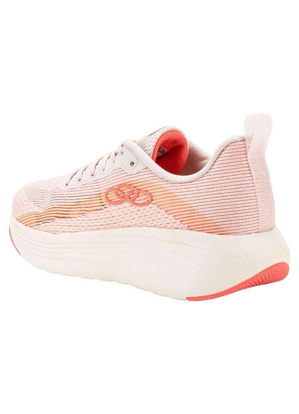 Olympikus - Tênis Feminino Purpura Olympikus 43717362 - Bege/Rosa 3