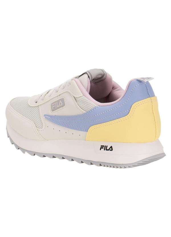 Fila - Tênis Feminino Retro Flag Fila F02l00206 Cinza/Azul 3