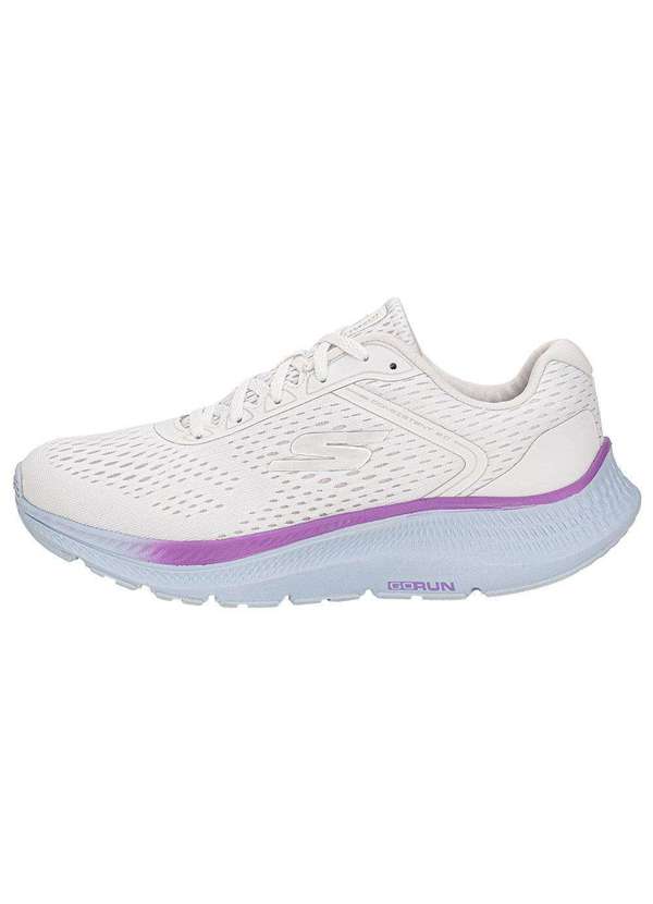 Skechers - Tênis Feminino Run Consistent 2.0 Skechers 128607br - Branco/Azul 2