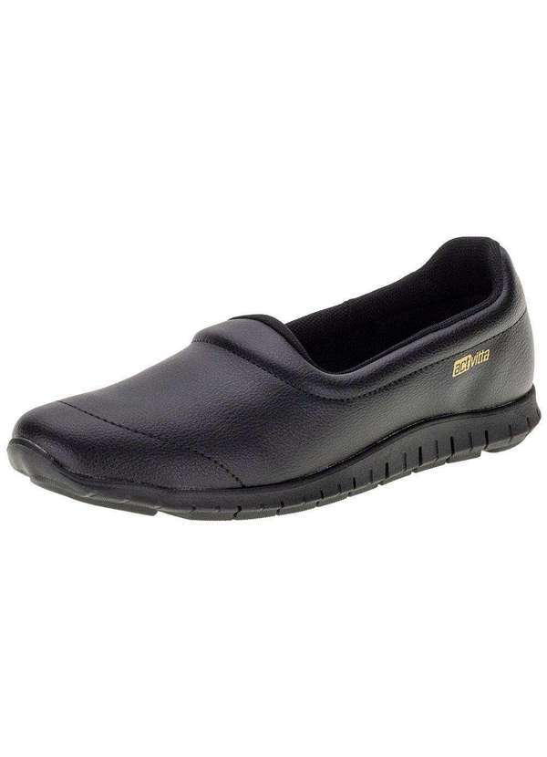 Actvitta - Tênis Feminino Slip On Actvitta 4202547 - Preto