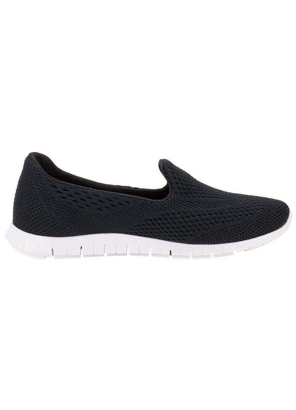 Actvitta - Tênis Feminino Slip On Actvitta 4202552 - Preto/Branco 5
