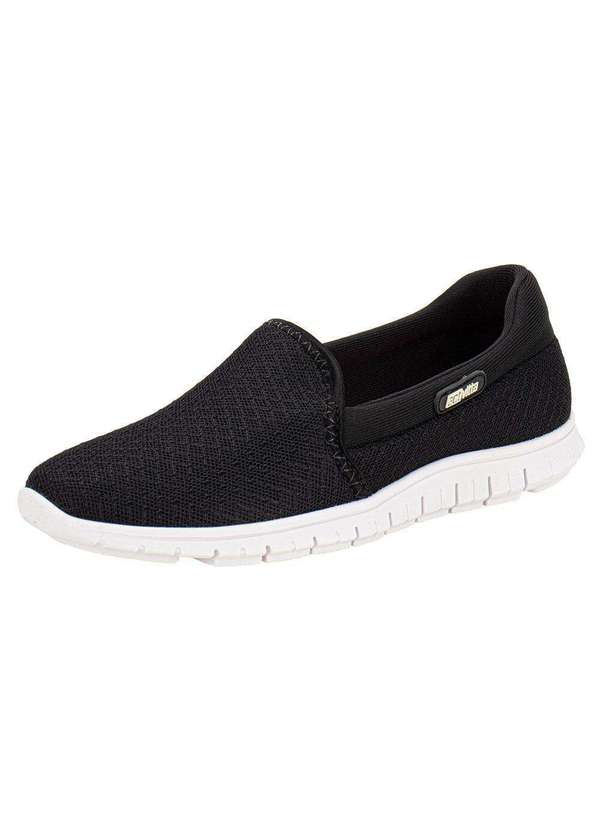 Actvitta - Tênis Feminino Slip On Actvitta 4202555 - Preto/Branco