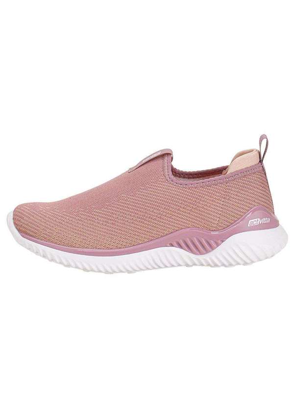 Actvitta - Tênis Feminino Slip On Actvitta 4802244 - Rosa 2