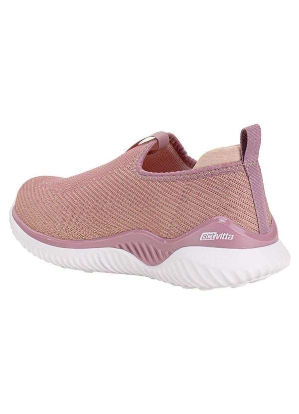 Actvitta - Tênis Feminino Slip On Actvitta 4802244 - Rosa 3