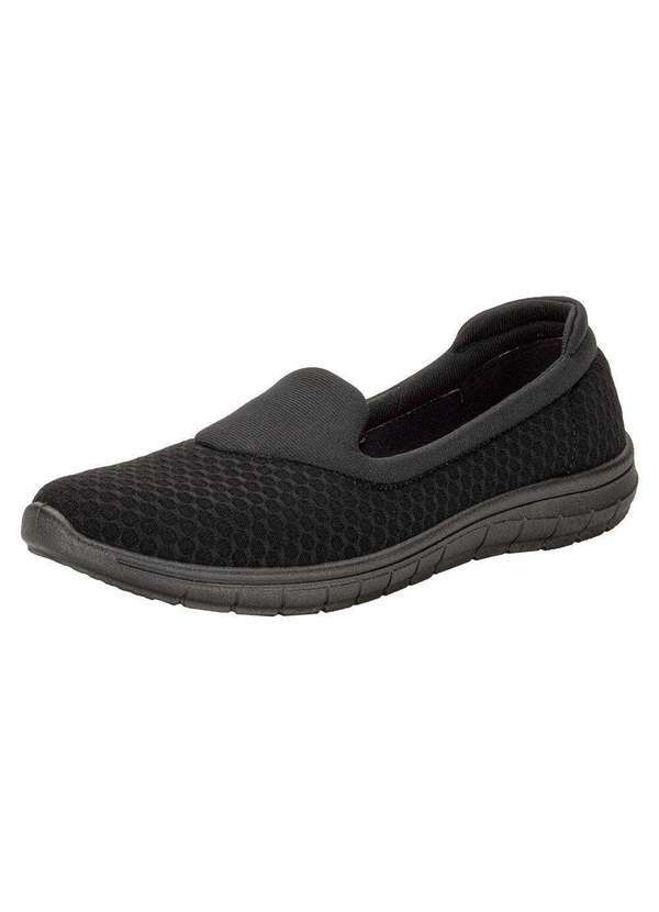 Actvitta - Tênis Feminino Slip On Actvitta 4828117 - Preto