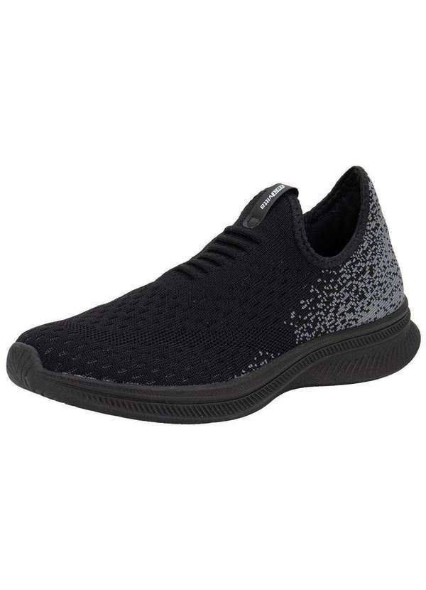 Actvitta - Tênis Feminino Slip On Actvitta 4829326 Preto/Cinza