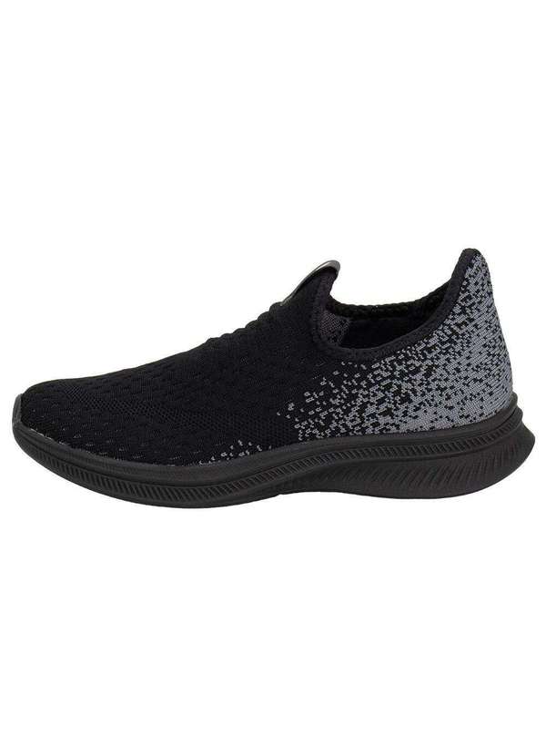 Actvitta - Tênis Feminino Slip On Actvitta 4829326 Preto/Cinza 2