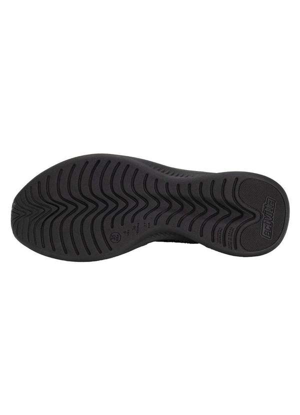 Actvitta - Tênis Feminino Slip On Actvitta 4829326 Preto/Cinza 5