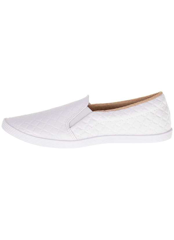Beira Rio - Tênis Feminino Slip On Beira Rio - 4205142 - Branco 2