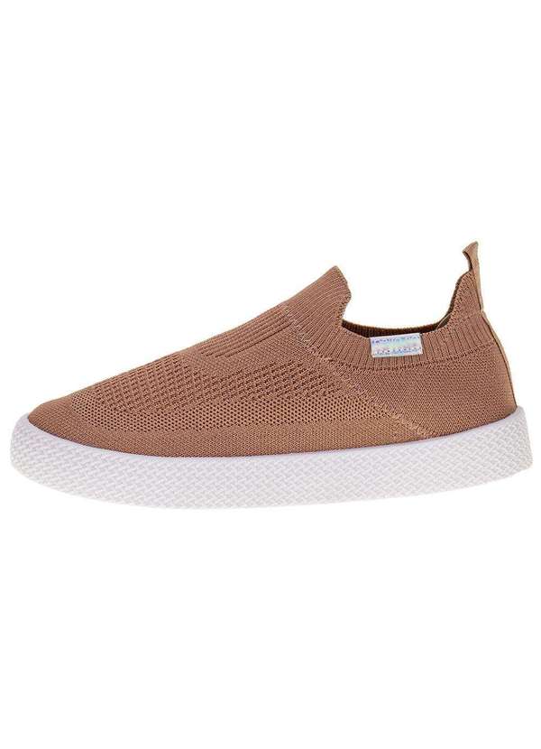 Beira Rio - Tênis Feminino Slip On Beira Rio - 4280127 - Bege 2