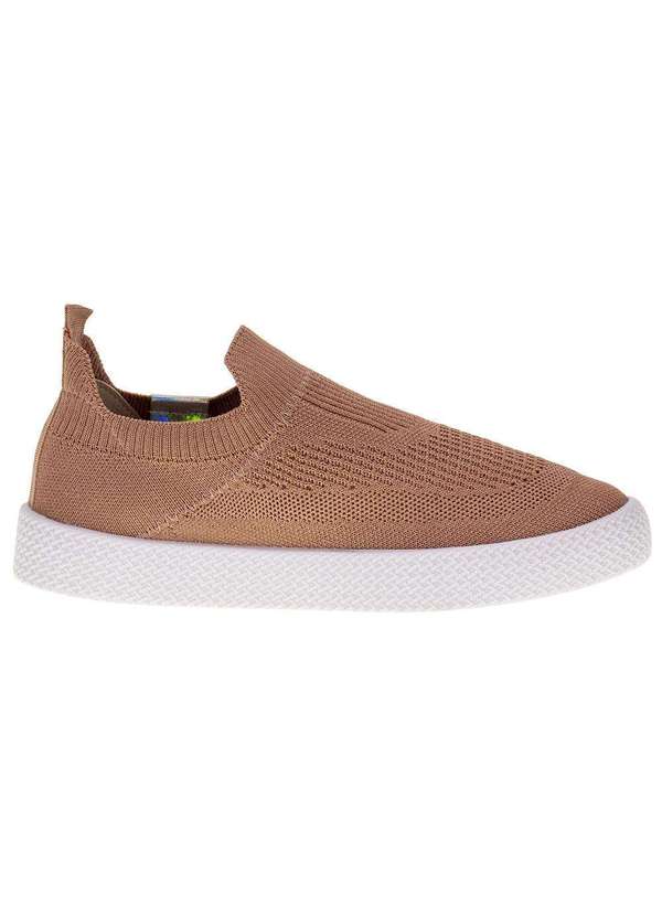 Beira Rio - Tênis Feminino Slip On Beira Rio - 4280127 - Bege 5