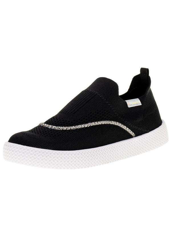 Beira Rio - Tênis Feminino Slip On Beira Rio - 4280130 - Preto