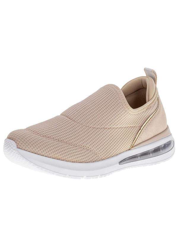Comfortflex - Tênis Feminino Slip On Comfortflex  - 2348301 - Natural