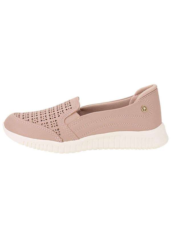 Kolosh - Tênis Feminino Slip On Kolosh C4002 - Bege/Rosa 2