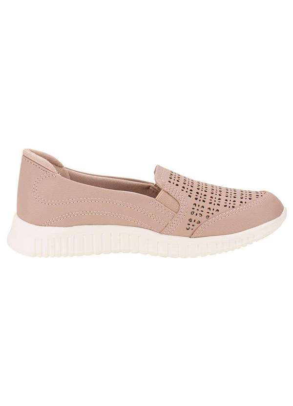 Kolosh - Tênis Feminino Slip On Kolosh C4002 - Bege/Rosa 5