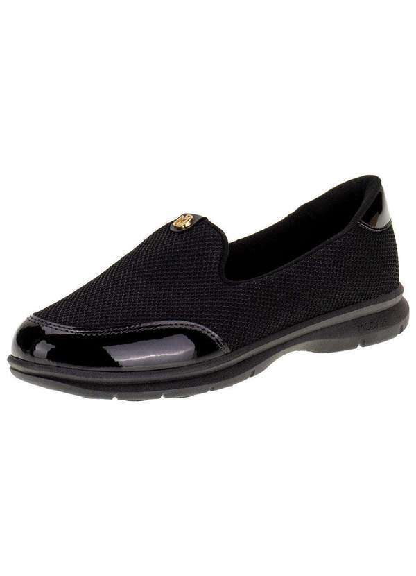 Modare - Tênis Feminino Slip On Modare - 7341305 - Preto 01