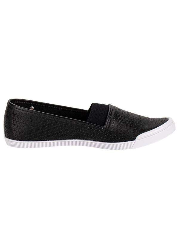 Moleca - Tênis Feminino Slip On Moleca 5109791 - Preto 5