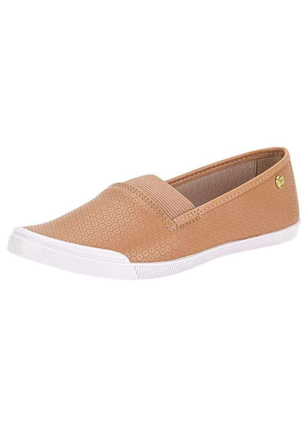 Moleca - Tênis Feminino Slip On Moleca 5109791 - Salmão
