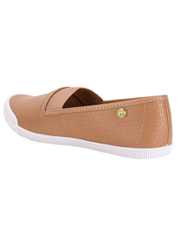 Moleca - Tênis Feminino Slip On Moleca 5109791 - Salmão 3