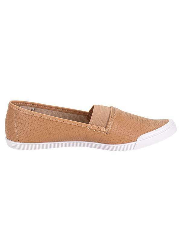 Moleca - Tênis Feminino Slip On Moleca 5109791 - Salmão 5