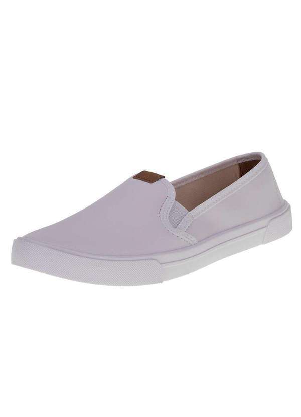 Moleca - Tênis Feminino Slip On Moleca 5296530 - Branco