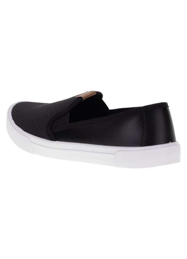 Moleca - Tênis Feminino Slip On Moleca 5296530 - Preto 3