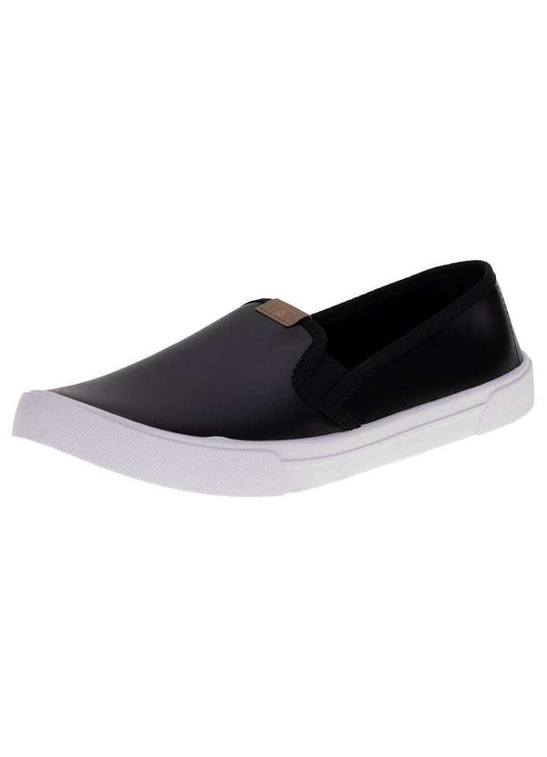 Moleca - Tênis Feminino Slip On Moleca 5296530 - Preto