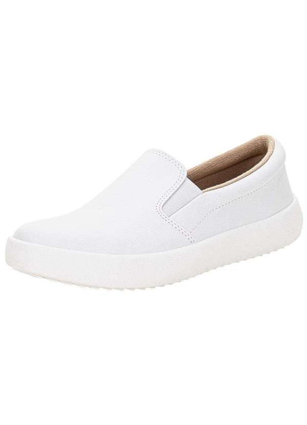 Moleca - Tênis Feminino Slip On Moleca 5830100 - Branco