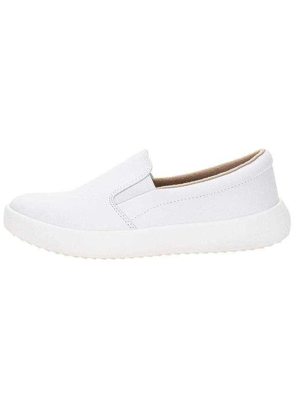 Moleca - Tênis Feminino Slip On Moleca 5830100 - Branco 2