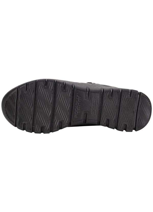 Piccadilly - Tênis Feminino Slip On Piccadilly 950047 Preto/Cinza 4