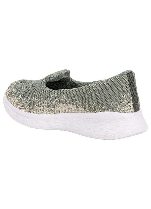 Rainha - Tênis Feminino Slip On Seas Rainha Ra0114 - Verde 3