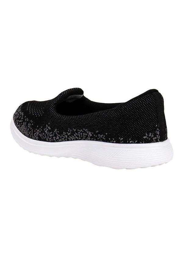 Rainha - Tênis Feminino Slip On Seas Rainha Ra0114 - Preto/Cinza 3