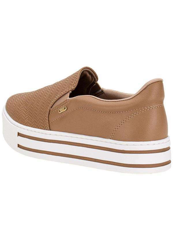 Via Marte - Tênis Feminino Slip On Via Marte 010023 Camel 3