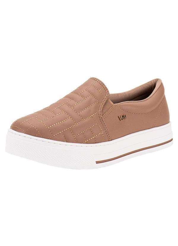Via Marte - Tênis Feminino Slip On Via Marte 027008 - Bege