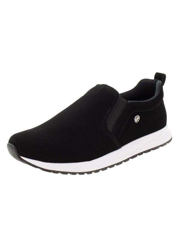 Via Marte - Tênis Feminino Slip On Via Marte - 2113708 - Preto/Nobuck