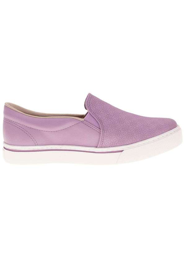 Via Marte - Tênis Feminino Slip On Via Marte - 221402 - Lilás 5