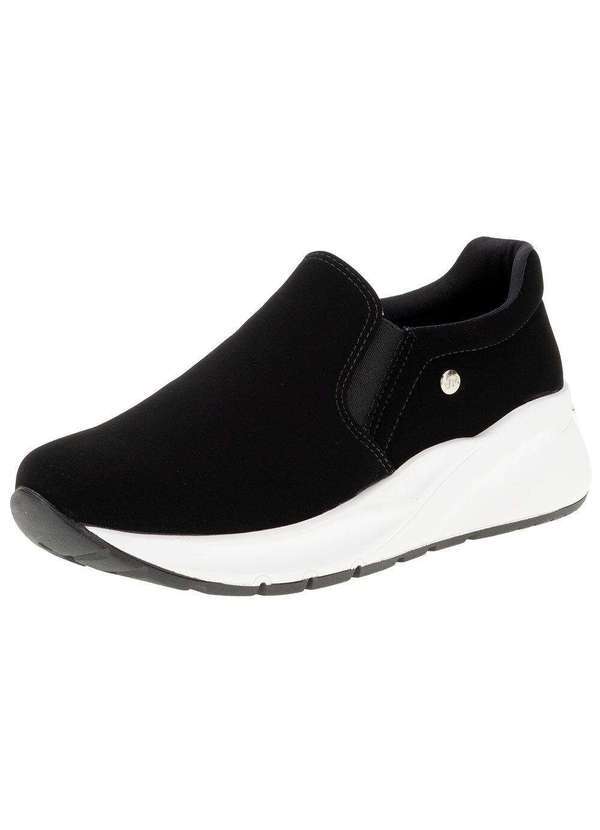 Via Marte - Tênis Feminino Slip On Via Marte - 2217205 - Preto 01