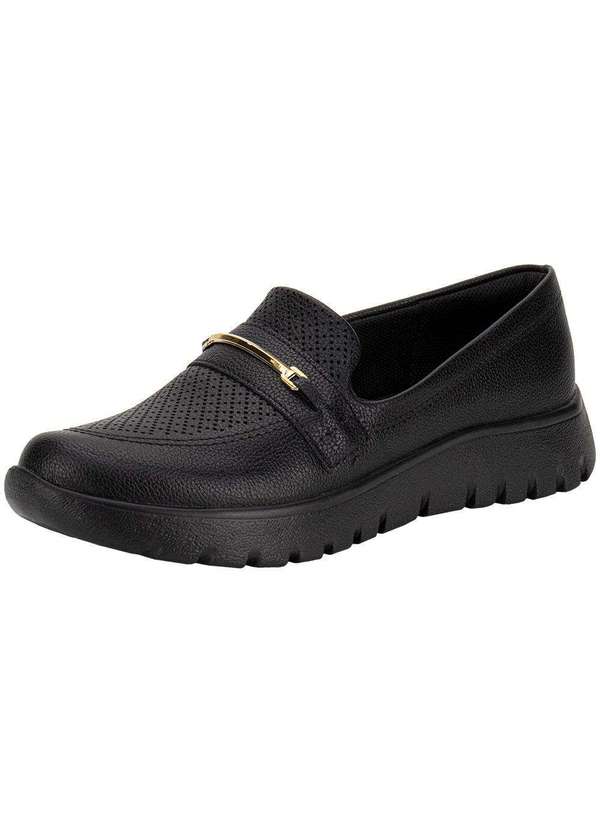 Piccadilly - Tênis Feminino Slip On Vick Piccadilly 950046 Preto