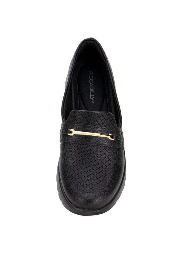 Piccadilly - Tênis Feminino Slip On Vick Piccadilly 950046 Preto 5