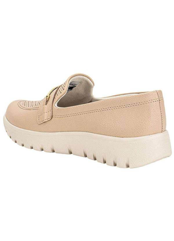 Piccadilly - Tênis Feminino Slip On Vick Piccadilly 950046 Bege 3