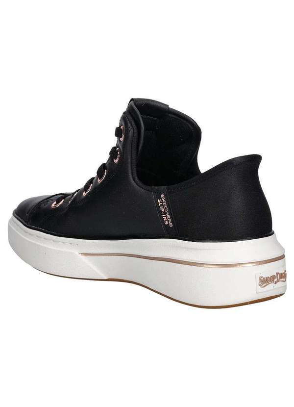 Skechers - Tênis Feminino Snoop Dogg: Slip-Ins One-Og Leather Skechers - Preto 4
