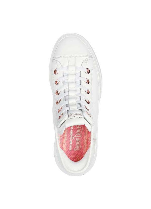 Skechers - Tênis Feminino Snoop Dogg: Slip-Ins One-Og Leather Skechers - Branco 4