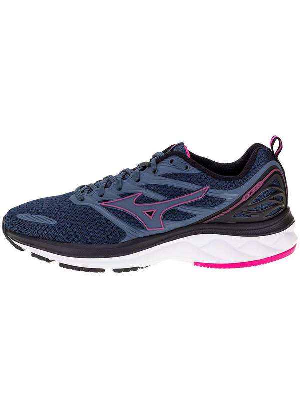 Mizuno - Tênis Feminino Space 3 Mizuno - 101046046 - Azul/Rosa 2