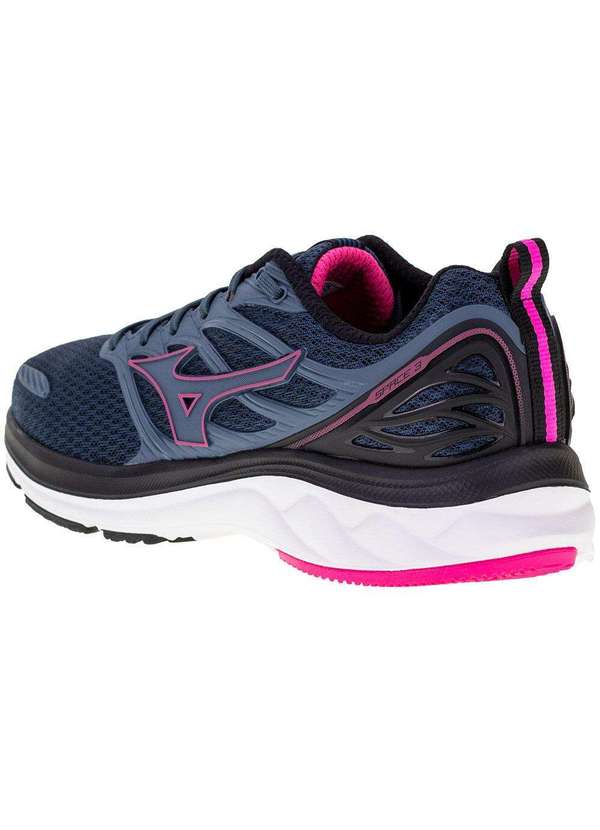 Mizuno - Tênis Feminino Space 3 Mizuno - 101046046 - Azul/Rosa 3