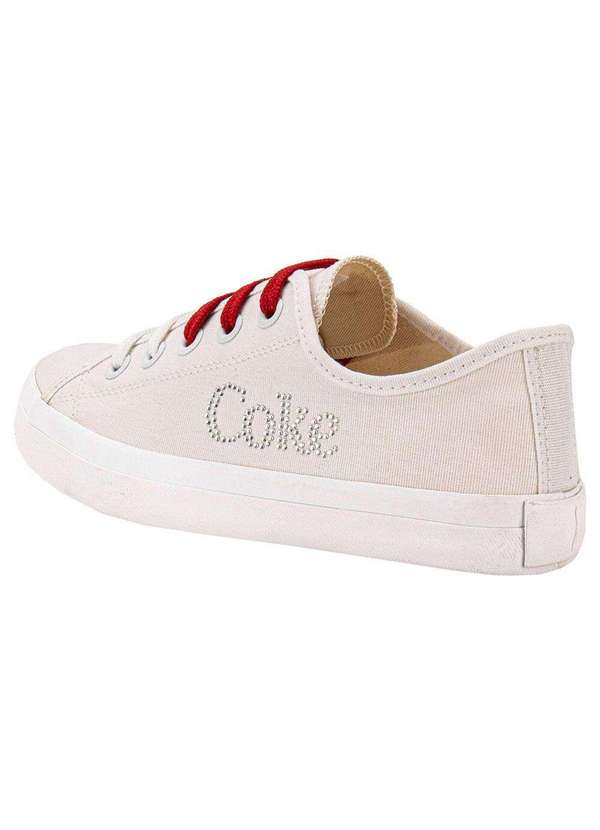 Coca Cola - Tênis Feminino Stream Glow Coca-Cola Cc2440 - Branco 3