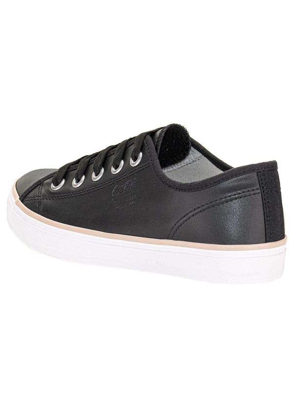 Coca Cola - Tênis Feminino Stream Town Coca-Cola Cc2336 - Preto 3