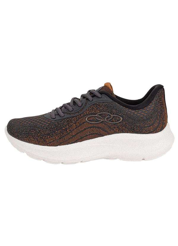 Olympikus - Tênis Feminino Venus 3 Olympikus 43547338 - Cinza/Laranja 2