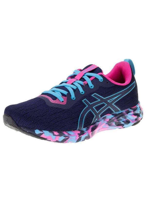 Asics - Tênis Feminino Versablast 2 Asics - 1012b365 - Azul/Rosa
