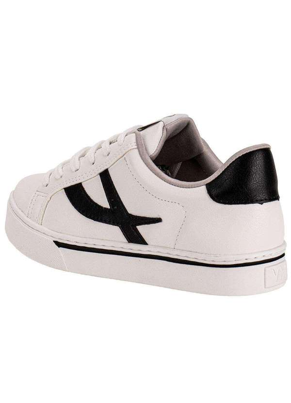 Via Marte - Tênis Feminino Via Marte 016012 Branco/Preto 3