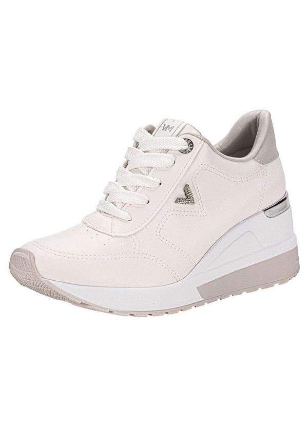 Via Marte - Tênis Feminino Via Marte 046010 - Branco/Cinza